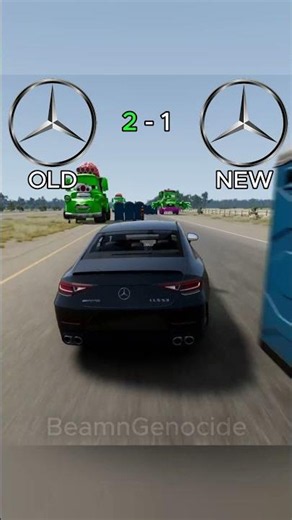 Old Mercedes CLS W219 VS New CLS C257: 4 DEADLY TESTS! 🛑💥 #shorts