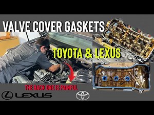 How to Replace Valve Cover Gaskets in Lexus & Toyota V6 engine