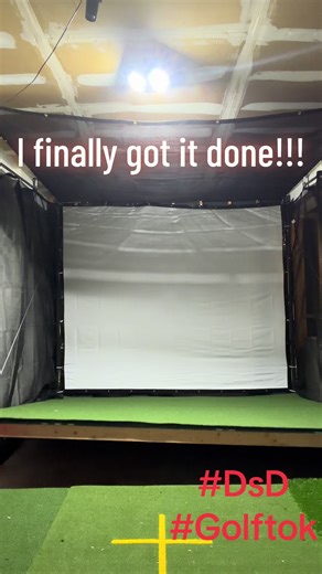 Dream Golf Simulator Setup in My Garage
