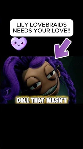 LILY LOVEBRAIDS NEEDS YOUR LOVE!!! 💜 #lilylovebraids #poppyplaytime