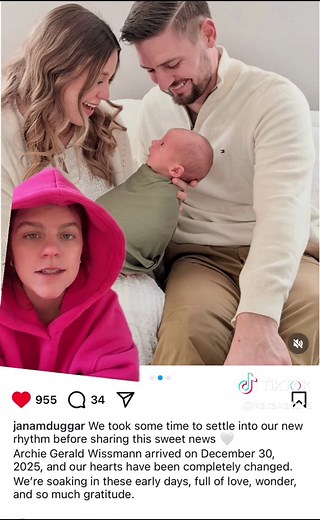 Jana Duggar and Stephen Wissman Welcome Their First Baby