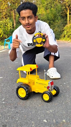 My Remote Control Farmer Tractor Unboxing And Testing|