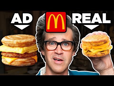Fast Food Ads vs. Real Life Food (Test)