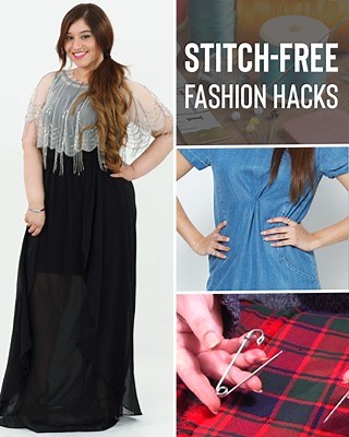 10 STITCH-FREE ways to fix your loose, long or short clothes! | Glamrs