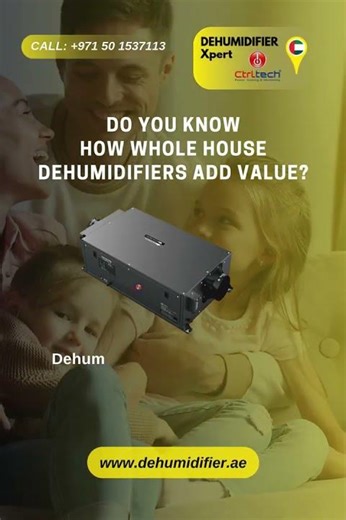 How Whole House Dehumidifiers Increase Property Value and Comfort? #dehumidifier #ductdehumidifier