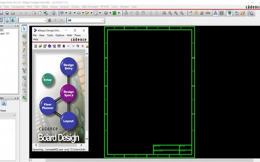 candence concept HDL原理图设计1 新建工程