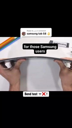 20K views · 15 reactions | Samsung Tab S8 's bend test result #viralreelsfb #Samsung #Tablet #phone #REALME #iphone #bending #Huawei #testing #infinix #results #redmi #vivo #OPPO #viralreelsfacebook #samsungtablet #fbreels #trendingreels #reelsfb #trendingreelsvideo #reelsfyp #fypシ #viralreelsシ #viralpage | High Technology | Facebook