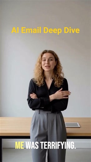 I gave an AI 10 years of emails... it was terrifying 📧#Shorts