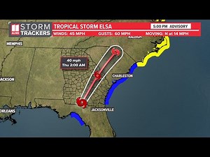 Tropical Storm Elsa | Watch live radar, forecast track