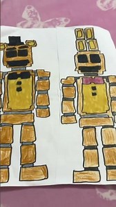 Fredbear and spring Bonnie from five nights at Freddy's