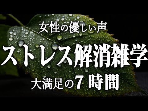 【睡眠導入】ストレス解消睡眠雑学7時間【女性朗読】