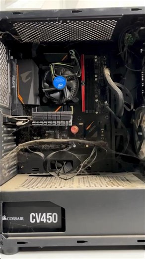 Cleaning the dirtiest PC to its former glory✨🔥 #shorts #youtubeshorts #trending #viral #gaming