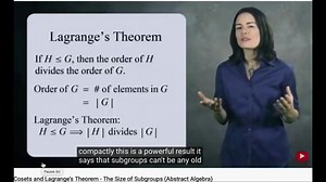 抽象代数 Abstract Algebra 知识点：Cosets and Lagrange Theorem