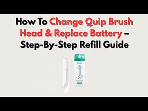 How To Change Quip Brush Head & Replace Battery – Step-By-Step Refill Guide