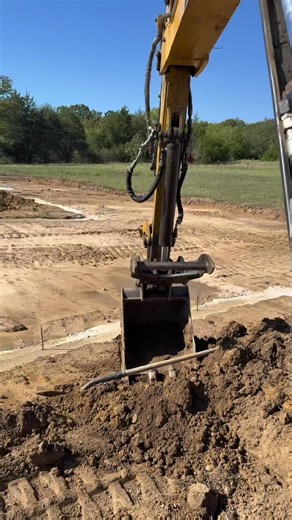 Hard to get an equipment operator to use a shovel! #caterpillar #operator #excavationlife