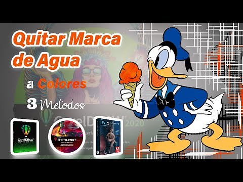 Quitar marca de Agua a colores 3 métodos enCorel Draw 2020