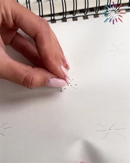 Customize your notebook cover with embroidery flowers🌻📔