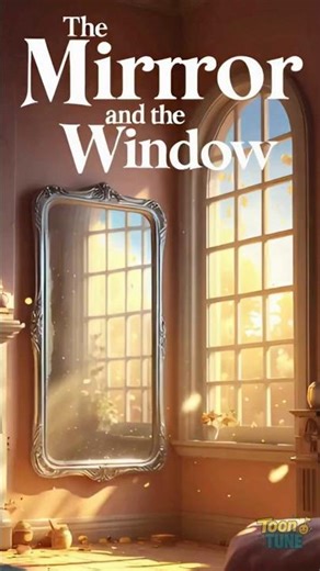 🌤 The Mirror and the Window | A Heartwarming Moral Story About Humility | #shorts