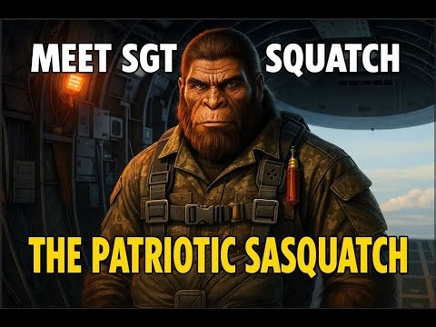 Meet SGT Squatch- The Patriotic Sasquatch!