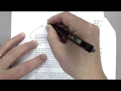 Cesar Chavez: Commonwealth Club Address (1984): Vocabulary Workshop and Textual Analysis