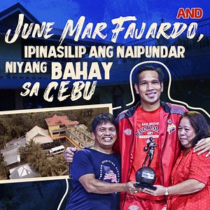 Mula sa isang maliit na barong-barong, nasa tatlong palapag na bahay na ngayon nakatira ang pamilya ng PBA MVP na si June Mar Fajardo. Ipinasilip ng ina ng basketbolista sa Rated K ang bahay na naipundar ng anak mula sa paglalaro ng basketball. | ABS-CBN News