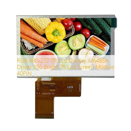 . Inch TFT LCD Display 80x7 RGB 0 Bright