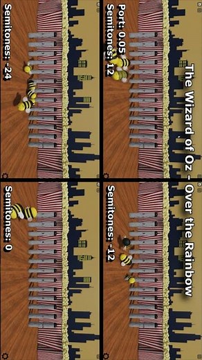 somewhere over the rainbow on bee. piano #roblox #bee #groovydominoes52
