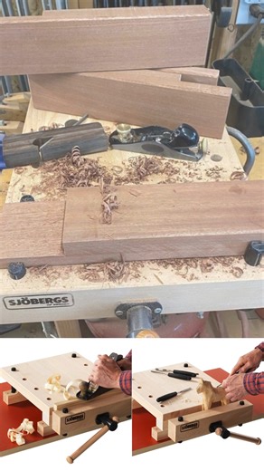 Need a workbench on the go? Sjöbergs Smart Workstation Pro brings full-size performance to a portable design crafted from solid European beech. Wherever you build, build well. CommanderTool.com/Sjobergs #Workbench #Woodworking #PortableWorkbench #FineWoodworking #Craftsmanship | Commander Tool