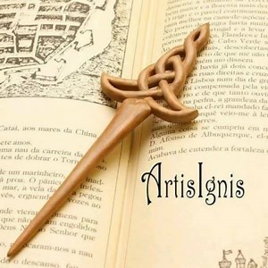2.2K views · 186 reactions | Amazing Celtic Hair Forks✨✨✨ By Artisignis,  | Fairy magic | Facebook