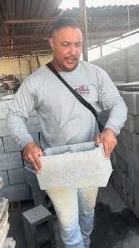 Quanto pesa um bloco de concreto #bloqueiro #construction #obra #pedreiro