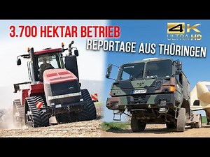 Agrar-GmbH Oldisleben: Konventioneller- und Bio-Ackerbau auf 3700 Hektar (Das Frühjahr / Teil 1)