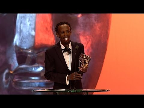 Barkhad Abdi wins Best Supporting Actor Bafta - The British Academy Film Awards 2014 - BBC