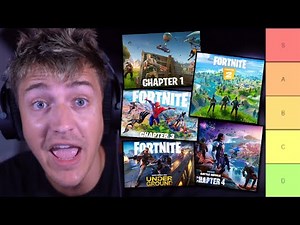 Ninja Ranked EVERY Fortnite Chapter From BEST To WORST!