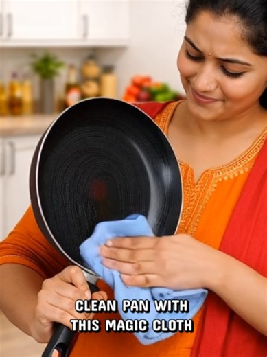 Clean Pans Effortlessly with This Magic Cloth