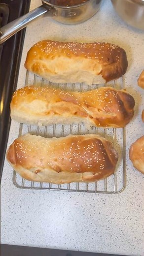 Hoagie Rolls (Sub Rolls) 🥖 Recipe ⬇️ #HomeCooking #CookingFromScratch #FoodYouTube #HoagieRoll