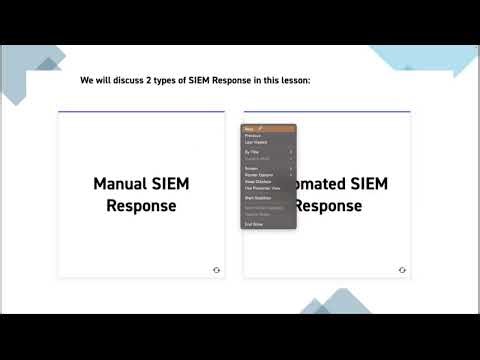 Manual & Automated Action - الدرس الثامن