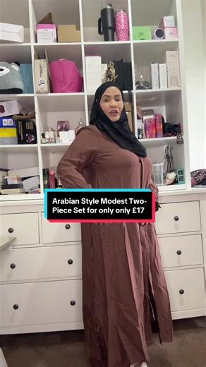 Arabian Style Modest Two-Piece Set for £17