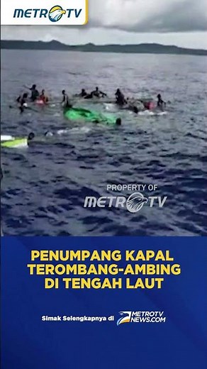 Kelebihan Muatan, Perahu Tenggelam di Tengah Laut Sulut #shorts