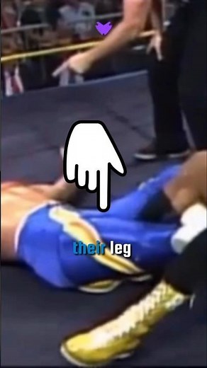 How The Figure 4 lock is done safety #wrestling #wwe #shorts