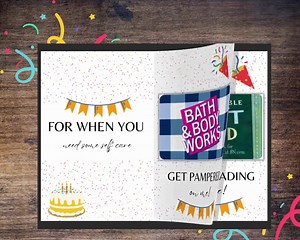 Birthday Gift Card Book, Printable Gift Card Book for Birthdays, 16th Birthday Gift Card Book, Teen Birthday Gift, Birthday Care Package - Etsy