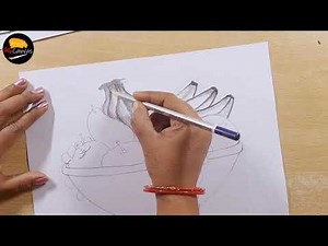 Fruit basket drawing with pencil shading step by step | beautiful fruit basket drawing