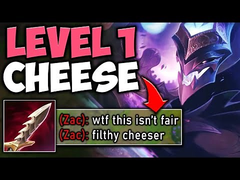 I got a Serrated Dirk at Level 1 WTF?! Hilarious Shaco Cheese Strategy