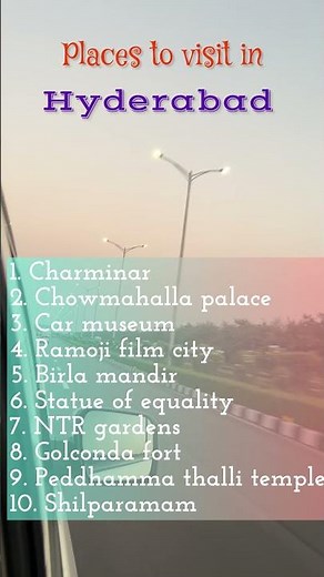 Top Places to Visit in Hyderabad 🇮🇳 | Must See Tourist Attractions #hyderabad #touristplace