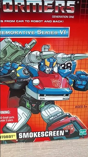 TRANSFORMERS G1 reedition SMOKESCREEN.