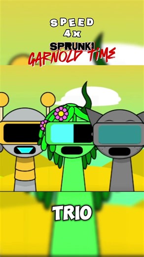 Sprunki Garnold Time - mix 2 | 10x speed #sprunki