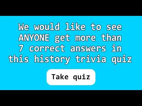 World History Quiz