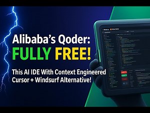 Alibaba 's Qoder: FULLY FREE! This AI IDE With Context Engineered Cursor + Windsurf Alternative!