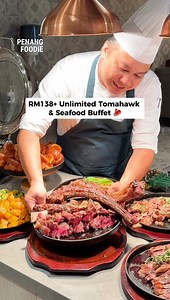 RM138 Unlimited Tomahawk & Seafood Buffet in Penang 🔥📍Holiday Inn & Suites Penang Prai an IHG Hotel, 1919, Menara Sentral, Jalan Juru Sentral, 14000 Bukit Mertajam, Penang | Penang Foodie
