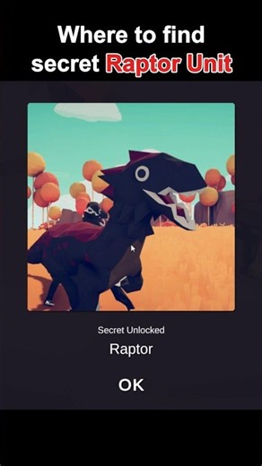 How to find the secret 'Raptor Unit' in TABS #tabs #shorts #gaming