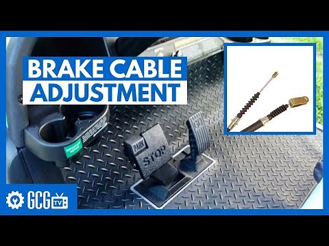 Club Car Precedent Brake Cable Adjustment | How To | Golf Cart Garage